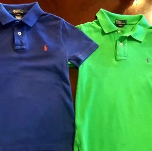 Lot of 2 boys Ralph Lauren Polo shirts - size 8
